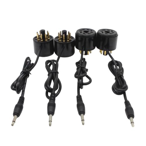 Image of Vacuum Tube Tester Bias Probe 8pin Tube Tester Current Probe Vacuum Tube Amplifier Amptata V8 DIY Octal Vacuum Tube Checker Quad Meter for EL34 KT88 6L6 6CA7 6V6 5881 6550 KT66 KT100 KT120 mA Version