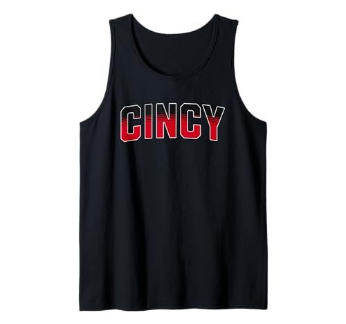 Vintage Cincinnati USA Cincy Chip City Varsity Cincinnati Tank Top