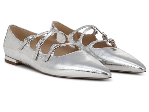 Chaussures plates Cass Mary Jane Sam Edelman argentées en taille 37 pour femme