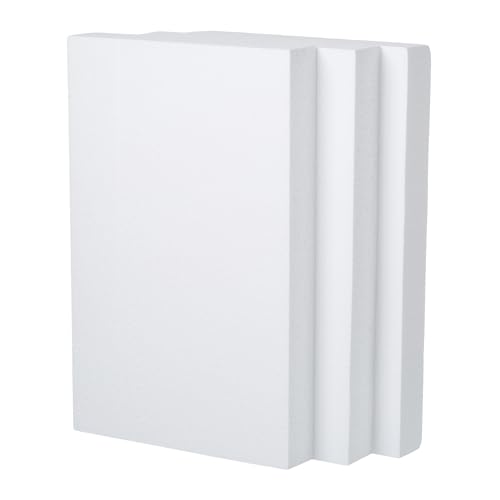 Crafare 17X11X2 Inch Craft Foam Blocks 3 Pack Polystyrene Foam Sheet DIY Crafting Rectangle for Arts School Projects Sculptures Floral Arrangements Modeling and Centerpieces - Image 4