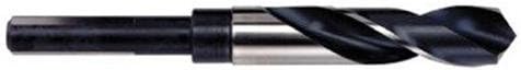 Irwin Silver And Deming Drill Bit 33/64 " Dia, 6 " Overall Length 1/2 " Shank Reduced