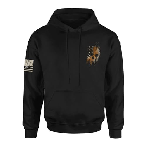 Howitzer Style Men's Hoodie Forged Paint Pullover Military Grunt MFG2