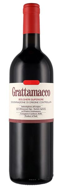 PODERE GRATTAMACCO Bolgheri Rosso Superiore 2022 MAGNUM, Vino Rosso Lt 1,5