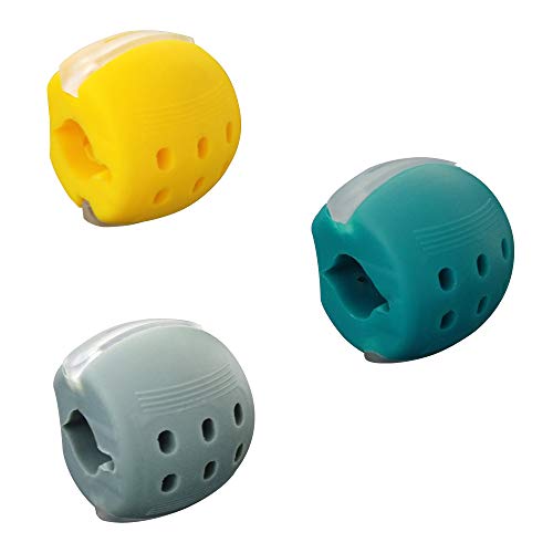 Exercitador de linha da mandíbula, Andoer Exercitador de linha da mandíbula Bola de ginástica Pescoç