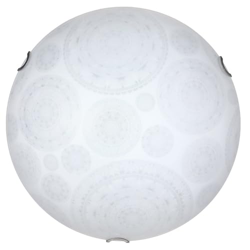 E-ENERGY Tosca Lampada Plafoniera 2 Lampadine E27 40 Cm Ruote