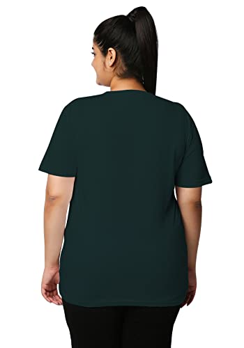 Image of Wear Your Opinion Women's S to 5XL Plain Solid 100% Cotton Unisex Boyfriend Fit T-Shirt (Design: Solid)