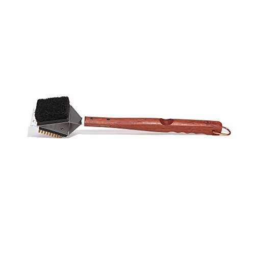 Outset QB45 3-in-1 EA, Rosewood 3 In 1 Grill Brush