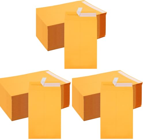 Image of Joyberg 6x9 Envelopes Self Seal, Yellow Envelopes 6x9 Printable, Catalog Mailing Envelopes 6 x 9 Tear Resistant, Kraft Envelope for Mailing Letters, Documents, Photos, Invitation Cards (Pack of 3)