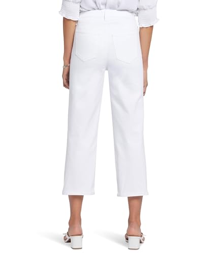 NYDJ Women's Joni High-Rise Relaxed Capri in Optic White2