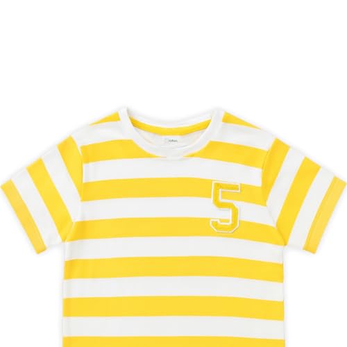 Image of Kidbea Boys Cotton T-Shirt for Kids | Printed & Solid Half Sleeve Tees | Soft & Breathable Summer Wear | Stylish Round Collar Tshirt for Kids