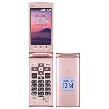 KYOCERA ＫＹＦ43折りたたみ式携帯電話 ピンク かんたんケータイ ライト KYF43 | 4Gケータイ | au
