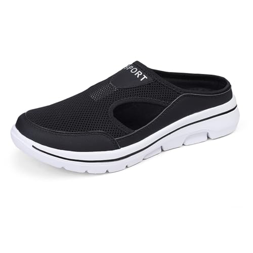 cookx 2024 Elsvia Orthopedic Shoes For Men,Meaboots Men'S Comfort Breathable Support Sports Sandals,Meaboots Orthopedic Sports Sandals (48,Black)