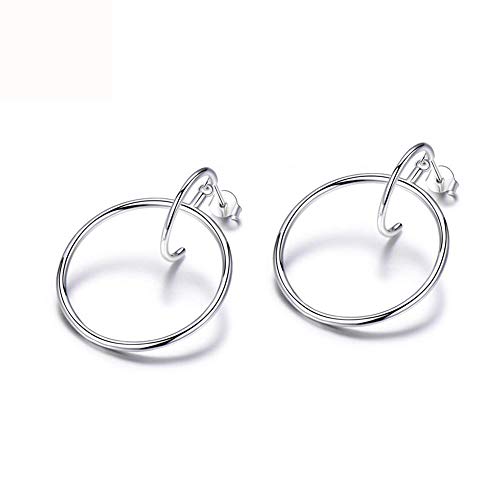 Boucles d'oreilles créoles argent du bureau aux soirées chic le classique féminin