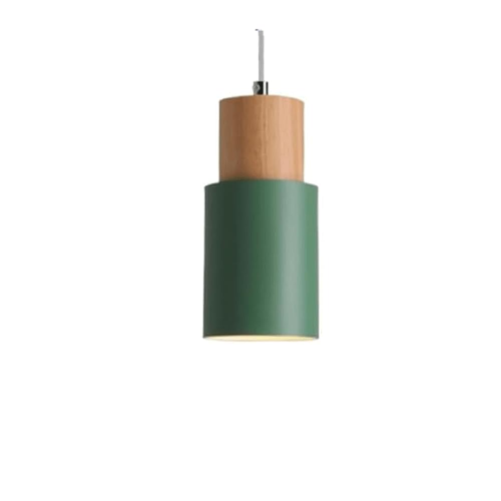 LANTANB Modern Industrial Style Iron Pendant Lamp, E27 Screw Single Head Chandelier, Flush Mount Ceiling Hanging Light, Bedroom Restaurant Bar Decoration Light Fixtures