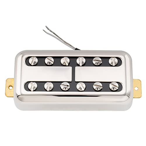 Roswell Flt2-N Filtertron 48.5Mm (1-29/32 Inch) String Spacing Alnico 2 Humbucker With Ear Mount Neck Pickup 4K For Electric Guitar, Nickel #TOP3