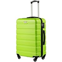 COOLIFE Valigie Valigia Trolley rigido ultraleggero e capiente,Chiusura a combinazione laterale con TSA