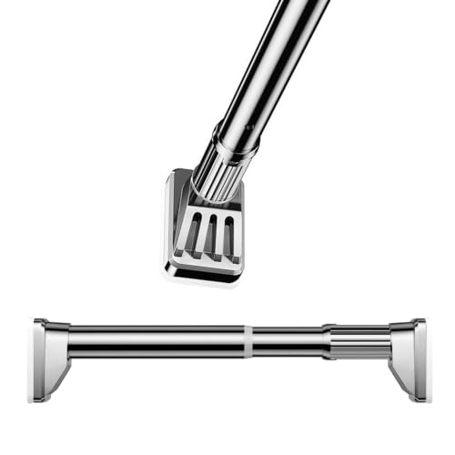 Barre de douche télescopique extensible en acier inoxydable de 40 à 55 cm - 2