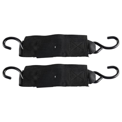 Dewireaey Correas de Sujeción con Trinquete | 2 Unidades Cinturón para Electrodomésticos - Cintas Resistentes de 120 cm con Gancho S para Moto Kayak Barca Techo de Auto Camping Mudanzas Viajes
