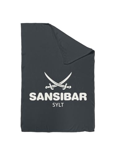 Sansibar Sylt Wohndecke Tagesdecke Kuscheldecke Fleecedecke, 150x200 cm, pflegeleicht, wärmend