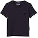 Tommy Hilfiger T Camiseta Básica de Manga Corta, Azul (Sky Captain), 140 (Talla del Fabricante: 10-11) para Niños