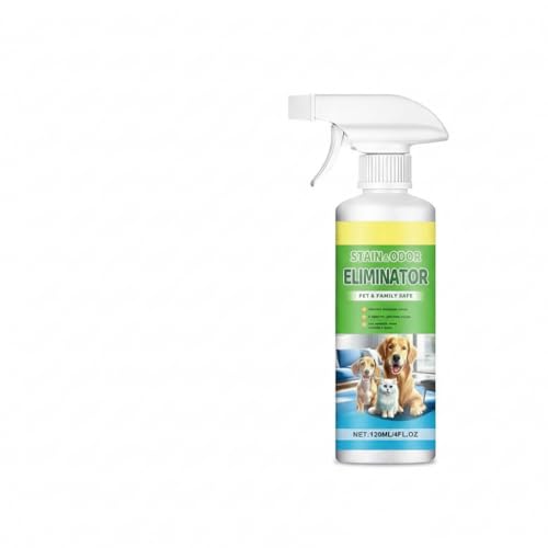 Powerful Pet Odor Eliminator Spray - Advanced Enzyme Formula for Dog & Cat Urine Permanent Stain & Smell Remover for Carpets Furniture & Floors (Fresh Scent Safe for Pets & Kids)
