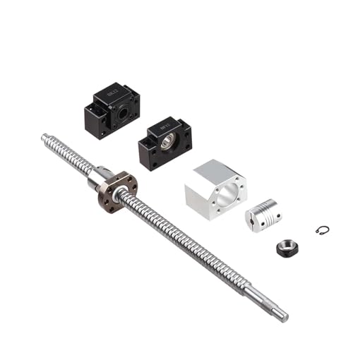 Kit completo de husillo de bolas SFU1605 premecanizado con eje de 300 mm y piezas