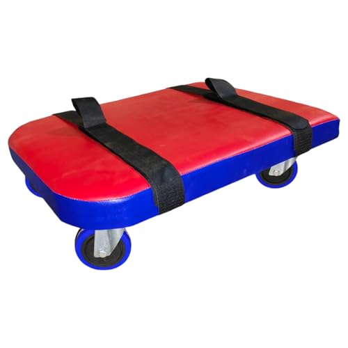 Scooter Board for Occupational Therapy: Enhance Mobility, Strength, and Coordination with This Essential Therapy Equipment for Kids and Adults in Occupational Therapy Sessions (Red, 24 x 18 inch)