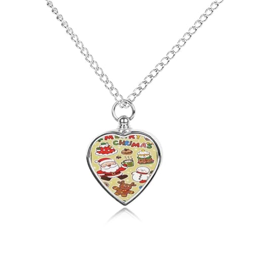 Collier urne funéraire arbre de Noël en argent pour cendres de chien