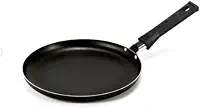 Panquequeira 22cm Antiaderente Preta Não Gruda Panqueca Tapioca Crepioca Frigideira Ônix