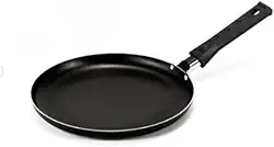 Panquequeira 22cm Antiaderente Preta Não Gruda Panqueca Tapioca Crepioca Frigideira Ônix