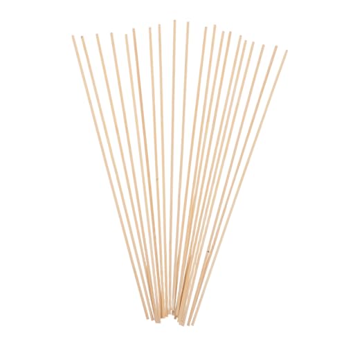 Toyvian DIY Kite Rod 20pcs Thin Bamboo Rods Kit Bamboo Weaving Products Making Kit Solid Crafts