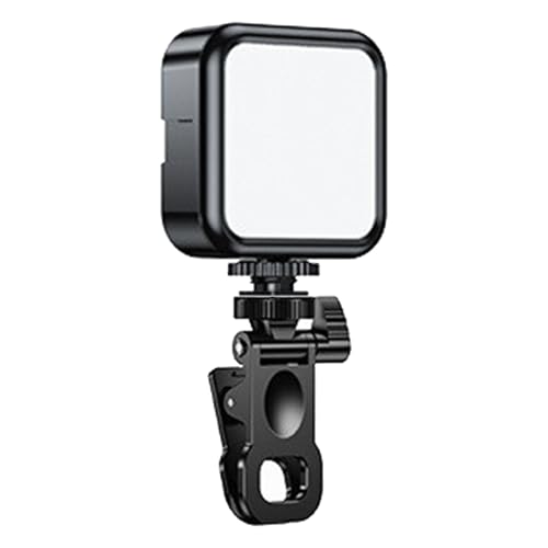 Luz De Selfie Suave Recargable, Luz De Video LED Clip, Luz De Transmisión Flexible, Panel LED Suave con Brillo para Los Ojos, Batería Recargable USB, 12.5x3.5x7.3cm, para Fotos