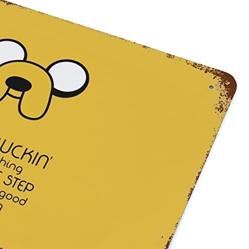 Adventure Time Jake The Dog Quote_02 Vintage Metal Tin Sign,Poster Decorative Painting Canvas Wall Art Living Room Posters Bedroom Painting,Canvas Art Poster And Wall Art Picture Print Modern Family #TOP6