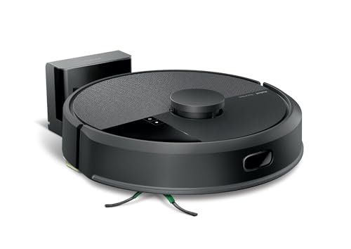 iRobot Roomba 105 Combo, Robot Aspirapolvere Lavapavimenti, Pulizia a 4 Fasi, Navigazione ClearView LiDAR, Rilevamento di Tappeti/Moquette, Pulizia Mirata, Controllo tramite App, Smoke