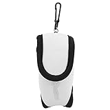 yuecoom supporto per borsa per pallina da golf protable, marsupio per mini pallina elastico resistente all'usura = marsupio portatile alla moda per golfista(bianco)