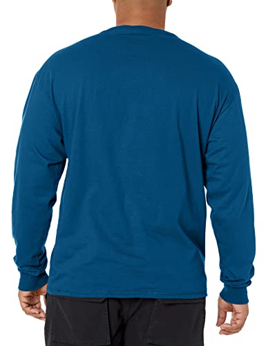 Hanes Mens T-Shirts, Men's Beefyt Henley Shirts, Men's Cotton Long Sleeve Shirts