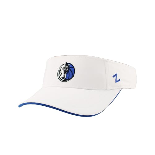Image of ZHATS NBA Unisex-Adult NBA Officially Licensed Visor Impact White