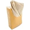 Terre Bamboo Pocket Tissues, 4-Ply, Unbleached, 10 Pack (8 Tissues per Pack, 80 Tissues Total), Tree-Free, Hypoallergenic, Travel Facial Tissue, Soft, Strong & Sustainable
