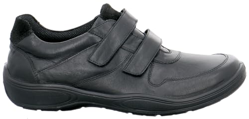 Jomos 418496-106-000 negro zapatos de piel con acabado artesanal superior