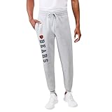 Ultra Game NFL Official Adults Super Soft Game Day Jogger Sweatpants - Unisex, Chicago Bears, Heather Gray, Large