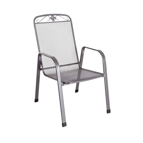 MWH 879000 Savoy Stapelsessel Elotherm beschichtet, eisen/grau