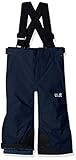 aus recycelten Materialien Jack Wolfskin Kinder Powder Mountain Pants Kids Hose, Night Blue, 140