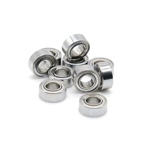MR105ZZ 5X10X4mm Metal Shielded Miniature Ball Bearings MR105 ZZ 10Pcs(MR105ZZW3 5x10x3)