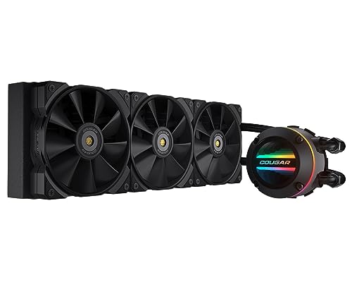 Water Cooler Cougar Poseidon GT 360, ARGB, 360mm, Black, 3MAQS360.0001