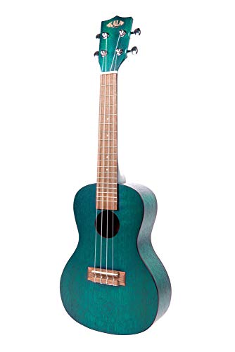 KALA Exotic Mahogany KA-CEMB Concert Ukulele, Blue...