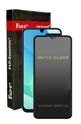 Image of FAD-E Matte Tempered Glass Screen Protector Guard Compatible for Samsung Galaxy A16 5G / M16 5G / F16 5G (Matte Transparent)