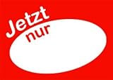 TOP WERBEELEMENT: Unser Werbeplakat “Jetzt nur” ist ein wahrer Blickfang in jedem Schaufenster oder vor Ihrem Geschäft. Diese simple Marketingmaßnahme ist die ideale Unterstützung beim Verkauf von Aktionsartikeln und reduzierter Ware