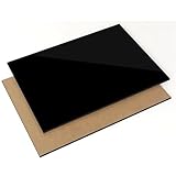 YJEUZCD Personalizable Negro Elenco Acrílico Hoja, Cuadrado 2-15 Mm Grueso Elenco Junta, Plástico Panel para Hazlo Tú Mismo Artesanía Proyectos Cuadro Fotografía Firmar