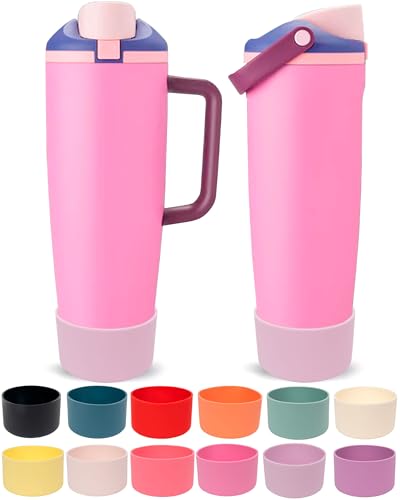 Kaitiaki Silicone Boot for Owala 30oz & 40oz FreeSip Sway Bottles & Tumblers - Non-Slip Scratch-Resistant Stability Enhancer Available in 12 Colors (Lavender Mist)