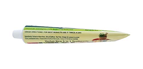 Organic Essential Palace Herbal Toothpaste Nature\'s Gift to Mankind 5 in 1 Non Fluoride & with Vegetable Base